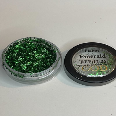 Pigment Flakes emerald